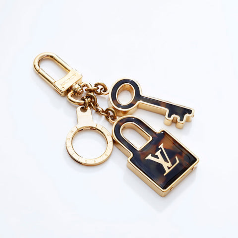 LOUIS VUITTON Porte-Clés Confidence 2012 key ring gold WS21772