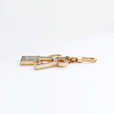 LOUIS VUITTON Porte-Clés Confidence 2012 key ring gold WS21772