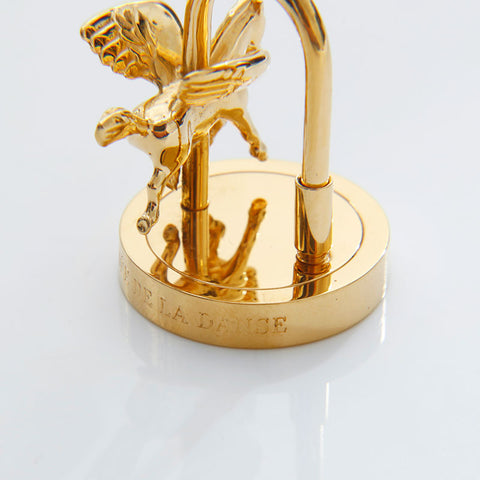HERMES 2007 Limited Edition Cadena Arne Pegasus Entrez Dans La Danse! key ring gold WS21774