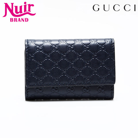 GUCCI GG Shima 6-line Key holder black WS21776