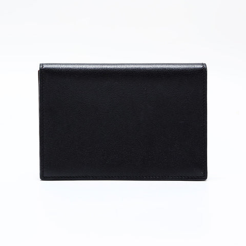 CARTIER leather Card Case black WS21777