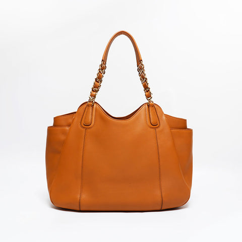 Salvatore Ferragamo Chain tote Handbag Brown WS21788