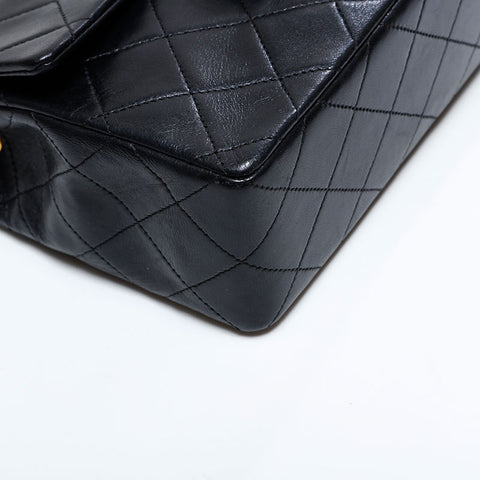 CHANEL Mini Matelasse Single Flap Shoulder Bag black WS21799