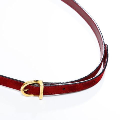 Salvatore Ferragamo Valabo Medium Top Handle 2-Way Shoulder Bag Red WS21804