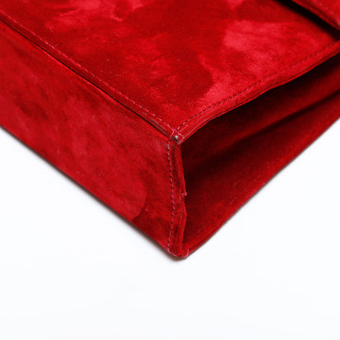 Salvatore Ferragamo Valabo Medium Top Handle 2-Way Shoulder Bag Red WS21804