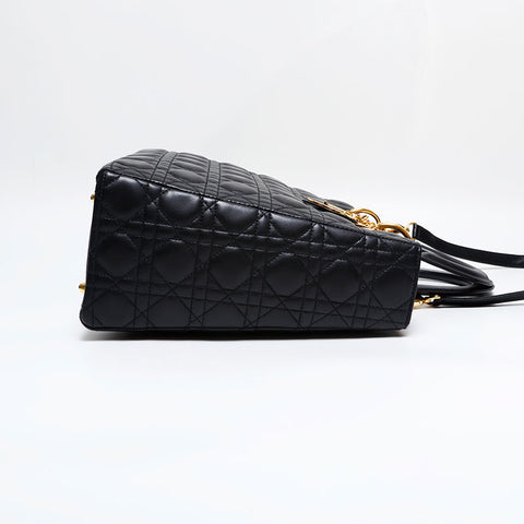 Christian Dior Lady Dior Canage 2WAY Handbag black WS21807