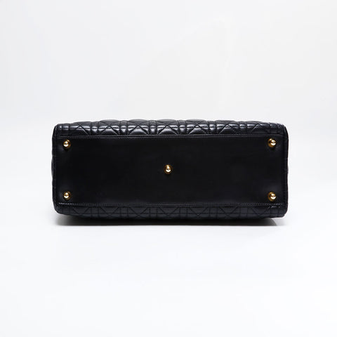 Christian Dior Lady Dior Canage 2WAY Handbag black WS21807