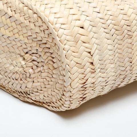 Chloe Marcy Raffia Straw Basket Bag Shoulder Bag beige WS21808