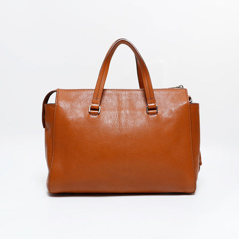Miu Miu Leather 2way Handbag Brown WS21809