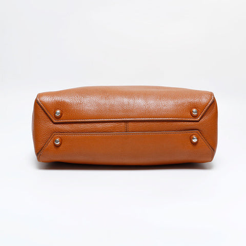 Miu Miu Leather 2way Handbag Brown WS21809