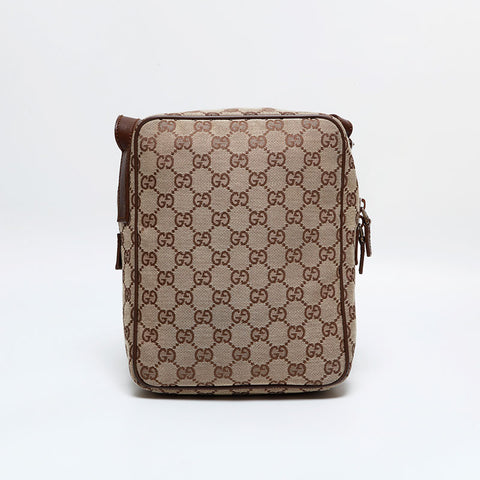 GUCCI GG canvas Shoulder Bag beige WS21813