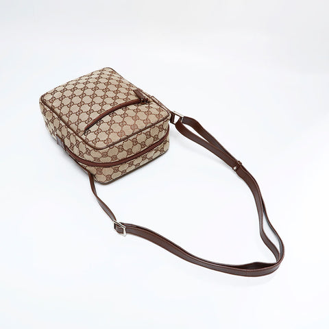 GUCCI GG canvas Shoulder Bag beige WS21813