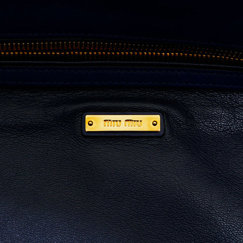 Miu Miu leather Shoulder Bag blue WS21814