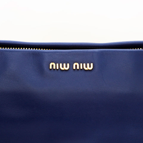 Miu Miu leather Shoulder Bag blue WS21814