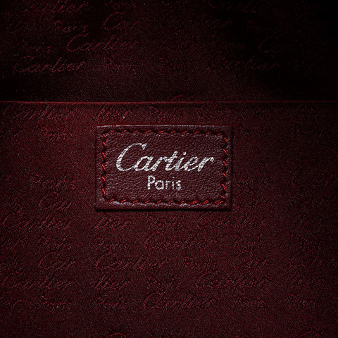 CARTIER leather one belt Shoulder Bag Red WS21815