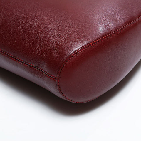 CARTIER leather one belt Shoulder Bag Red WS21815