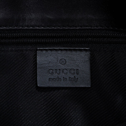 GUCCI GG Canvas Mini Tote Handbag black WS21817