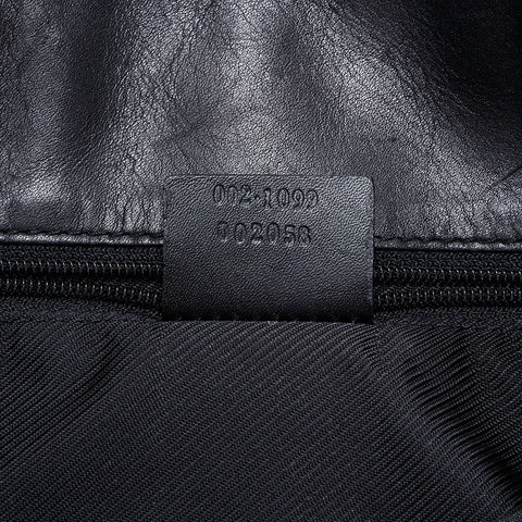 GUCCI GG Canvas Mini Tote Handbag black WS21817