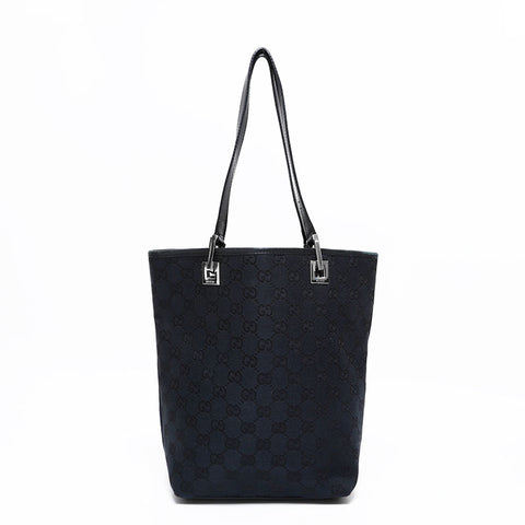 GUCCI GG Canvas Mini Tote Handbag black WS21817