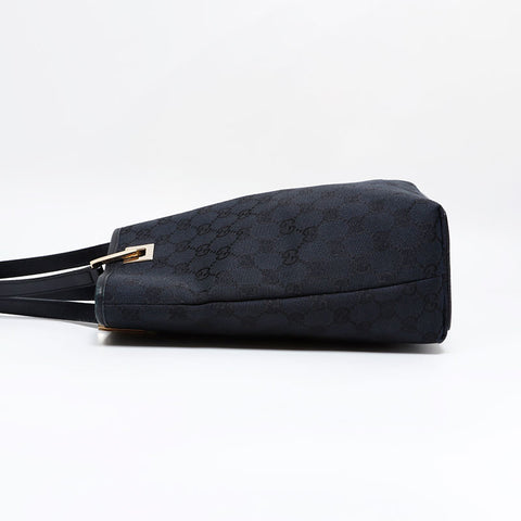 GUCCI GG Canvas Mini Tote Handbag black WS21817
