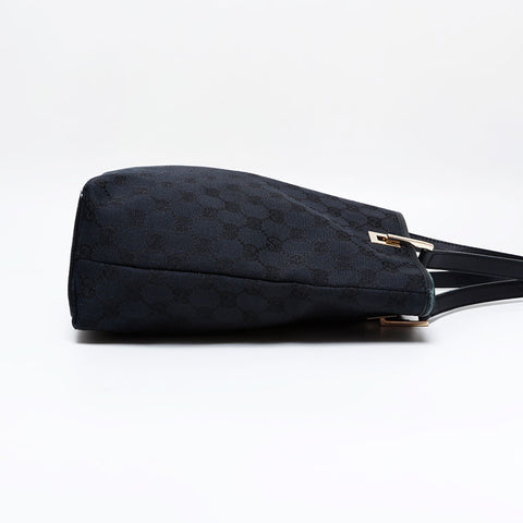 GUCCI GG Canvas Mini Tote Handbag black WS21817