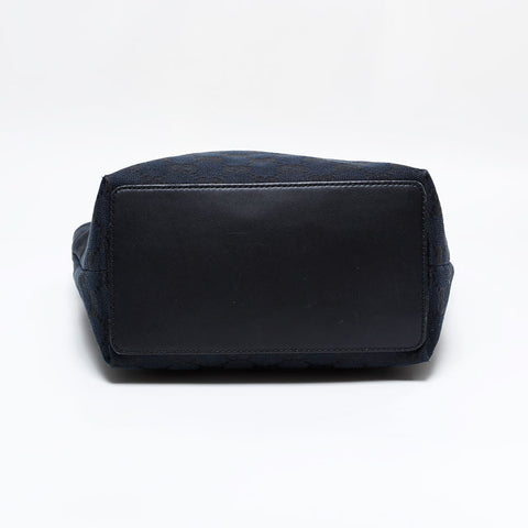 GUCCI GG Canvas Mini Tote Handbag black WS21817