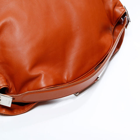 LOEWE leather one belt Shoulder Bag Brown WS21819