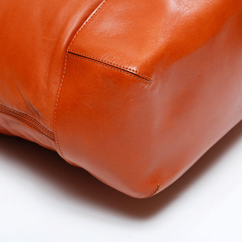 LOEWE leather one belt Shoulder Bag Brown WS21819