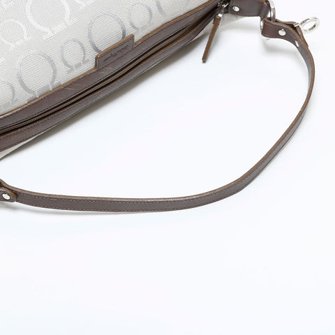 Salvatore Ferragamo Gancini Canvas Mini Handbag gray WS21821