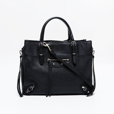 BALENCIAGA Paper Mini 2way Shoulder Bag black WS21823