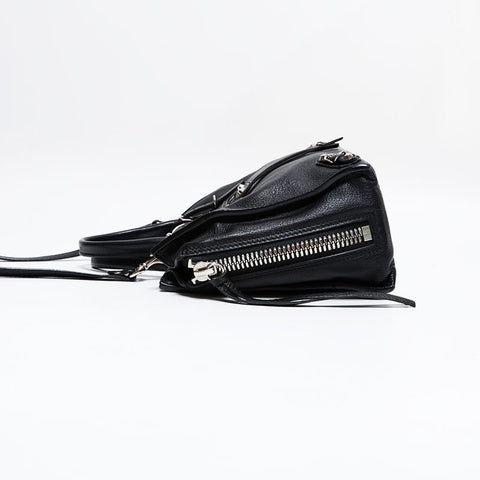 BALENCIAGA Paper Mini 2way Shoulder Bag black WS21823