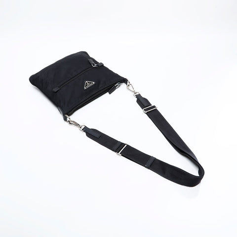 PRADA Nylon Shoulder Bag black WS21827