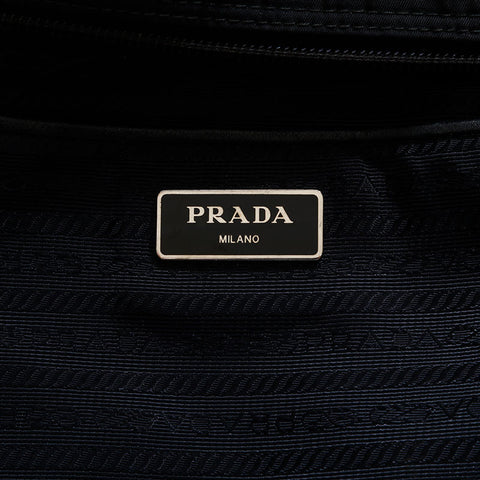 PRADA Nylon Shoulder Bag black WS21827