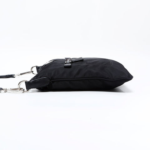 PRADA Nylon Shoulder Bag black WS21827