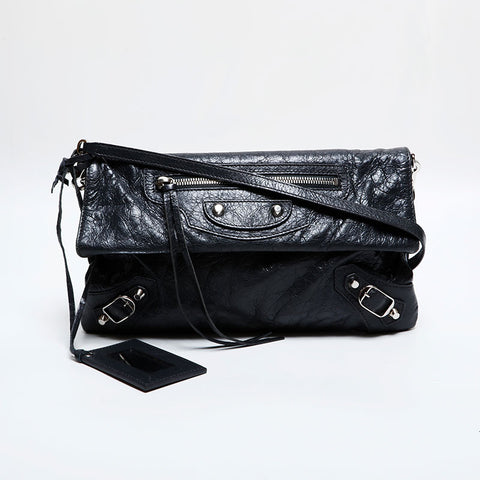 バレンシアガ BALENCIAGA エンベロープ ショルダーバッグ グレー WS21829