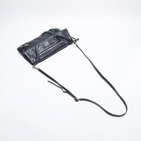 バレンシアガ BALENCIAGA エンベロープ ショルダーバッグ グレー WS21829