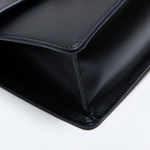 極美品 グッチ GUCCI ミニ シルヴィ レザー ハンドバッグ ブラック WS21833