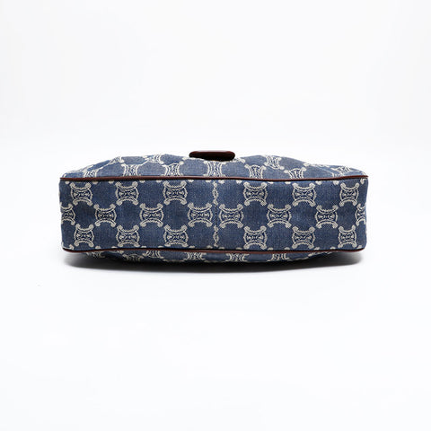 CELINE Denim Macadam Tote Bag Navy WS21834