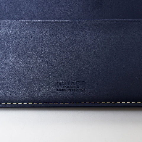 GOYARD Richelieu Wallet Noir Purse blue WS21835