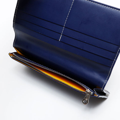 GOYARD Richelieu Wallet Noir Purse blue WS21835