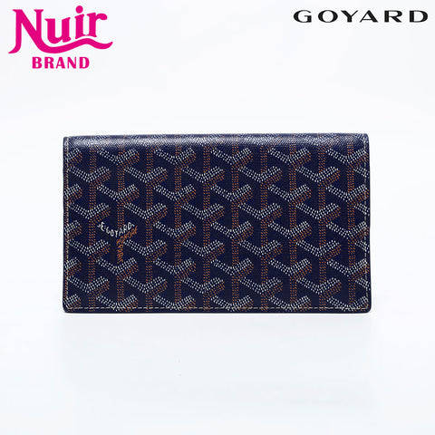 GOYARD Richelieu Wallet Noir Purse blue WS21835