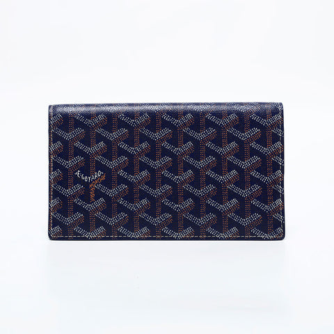 GOYARD Richelieu Wallet Noir Purse blue WS21835