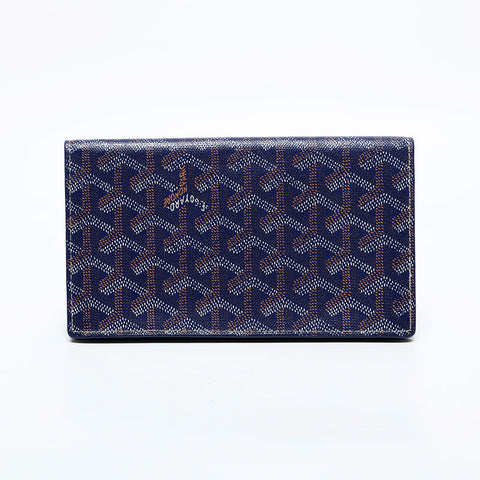 GOYARD Richelieu Wallet Noir Purse blue WS21835