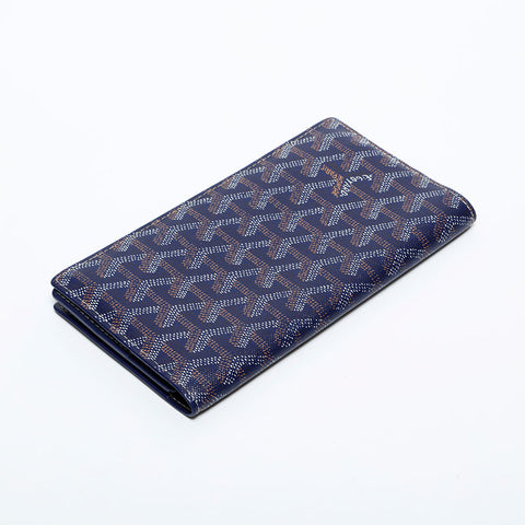 GOYARD Richelieu Wallet Noir Purse blue WS21835