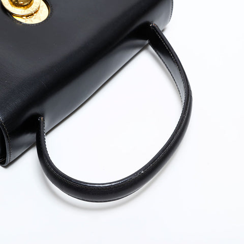 セリーヌ CELINE レザー ハンドバッグ ブラック WS21836