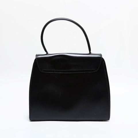 セリーヌ CELINE レザー ハンドバッグ ブラック WS21836
