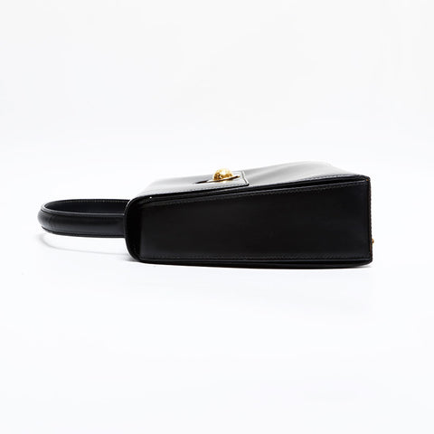 セリーヌ CELINE レザー ハンドバッグ ブラック WS21836