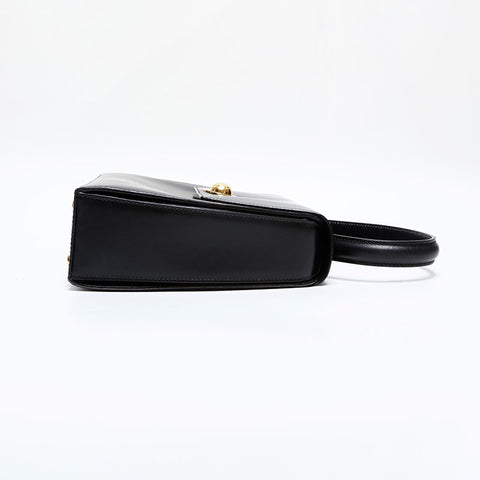 セリーヌ CELINE レザー ハンドバッグ ブラック WS21836
