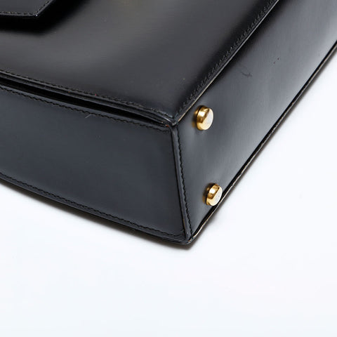 セリーヌ CELINE レザー ハンドバッグ ブラック WS21836