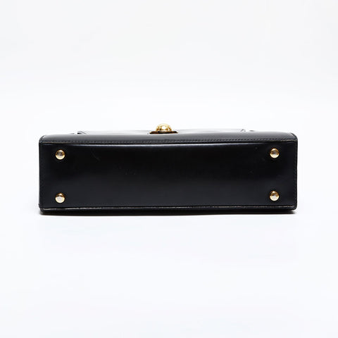 セリーヌ CELINE レザー ハンドバッグ ブラック WS21836